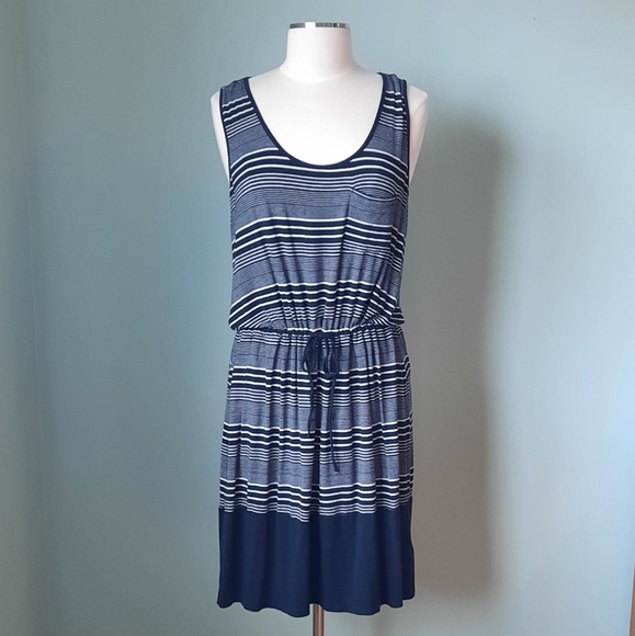 Striped jersey sundress - Picture 1 of 3